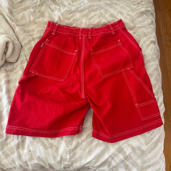 Big Bud Press carpenter shorts mustang red - Picture 3 of 5
